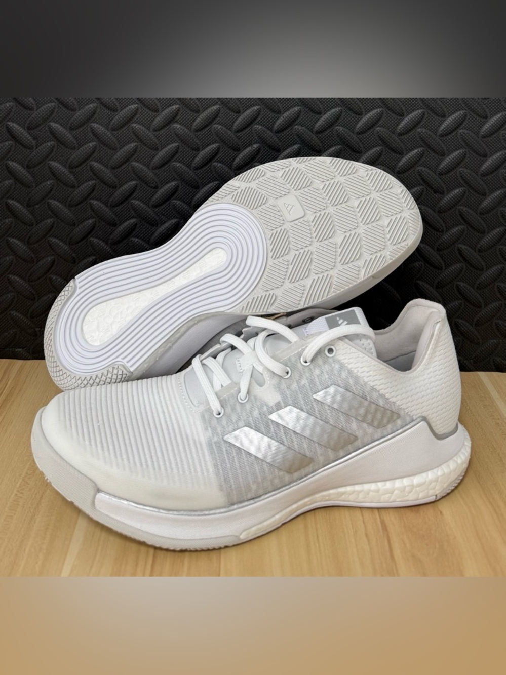 Adidas Crazyflight‎ White Silver Volleyball Shoes IG3970 Womens Sizes